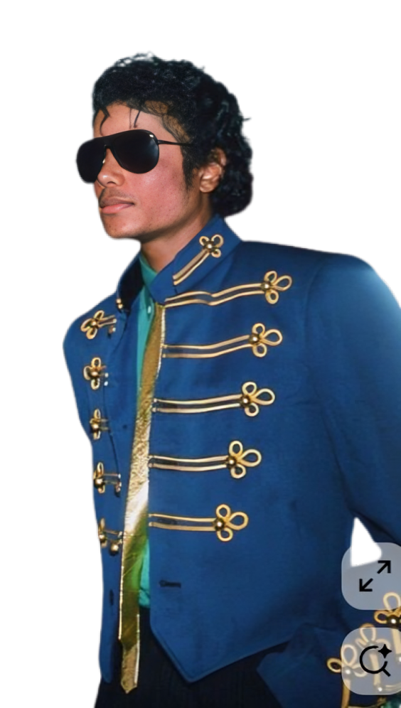 Michael Jaafar Jackson Blue Jacket - Image 2